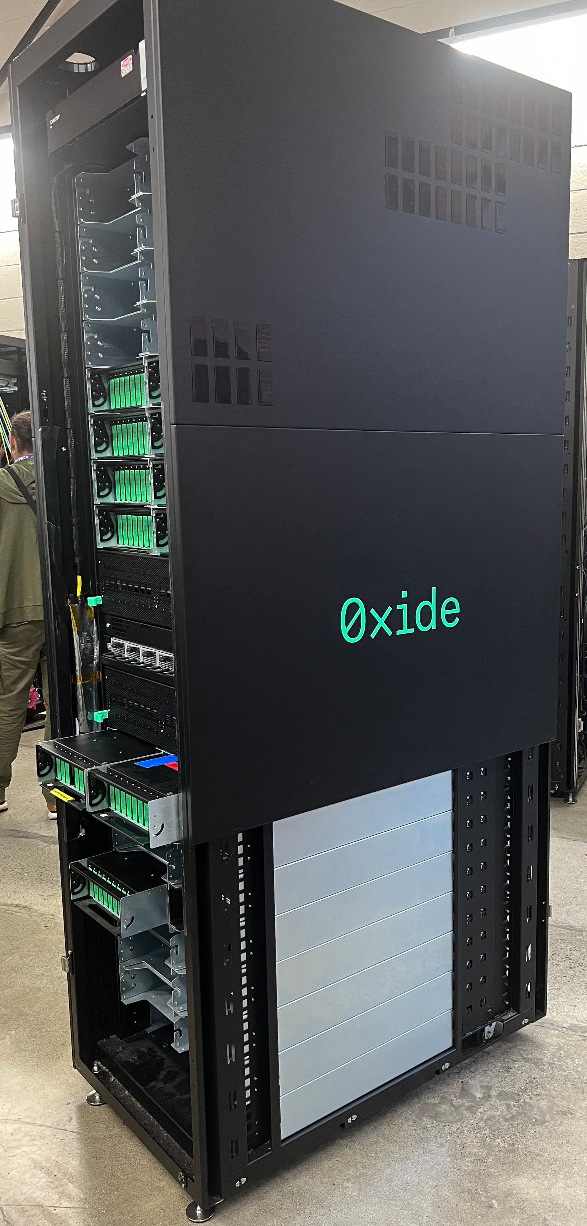 photo of the oxide rack